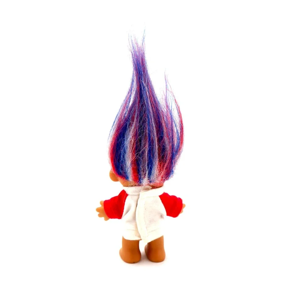 Vintage‎ 1990s Russ Troll Russ Troll for President T-Shirt Red White & Blue Hair